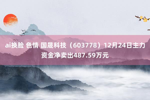 ai换脸 色情 国晟科技（603778）12月24日主力资金净卖出487.59万元