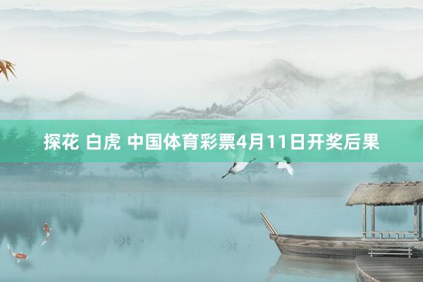 探花 白虎 中国体育彩票4月11日开奖后果