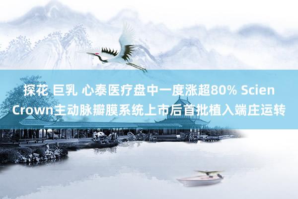 探花 巨乳 心泰医疗盘中一度涨超80% ScienCrown主动脉瓣膜系统上市后首批植入端庄运转