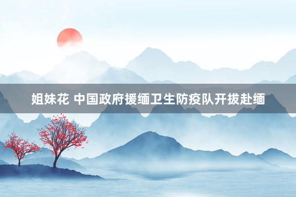 姐妹花 中国政府援缅卫生防疫队开拔赴缅
